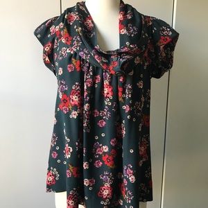 ODILLE / Anthropology floral blouse